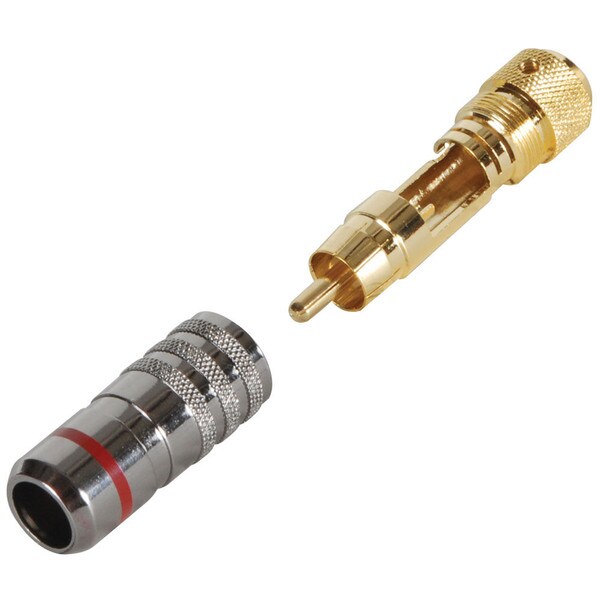 Main product image for Audiophile Locking RCA Connector 2 Pair 091-1065